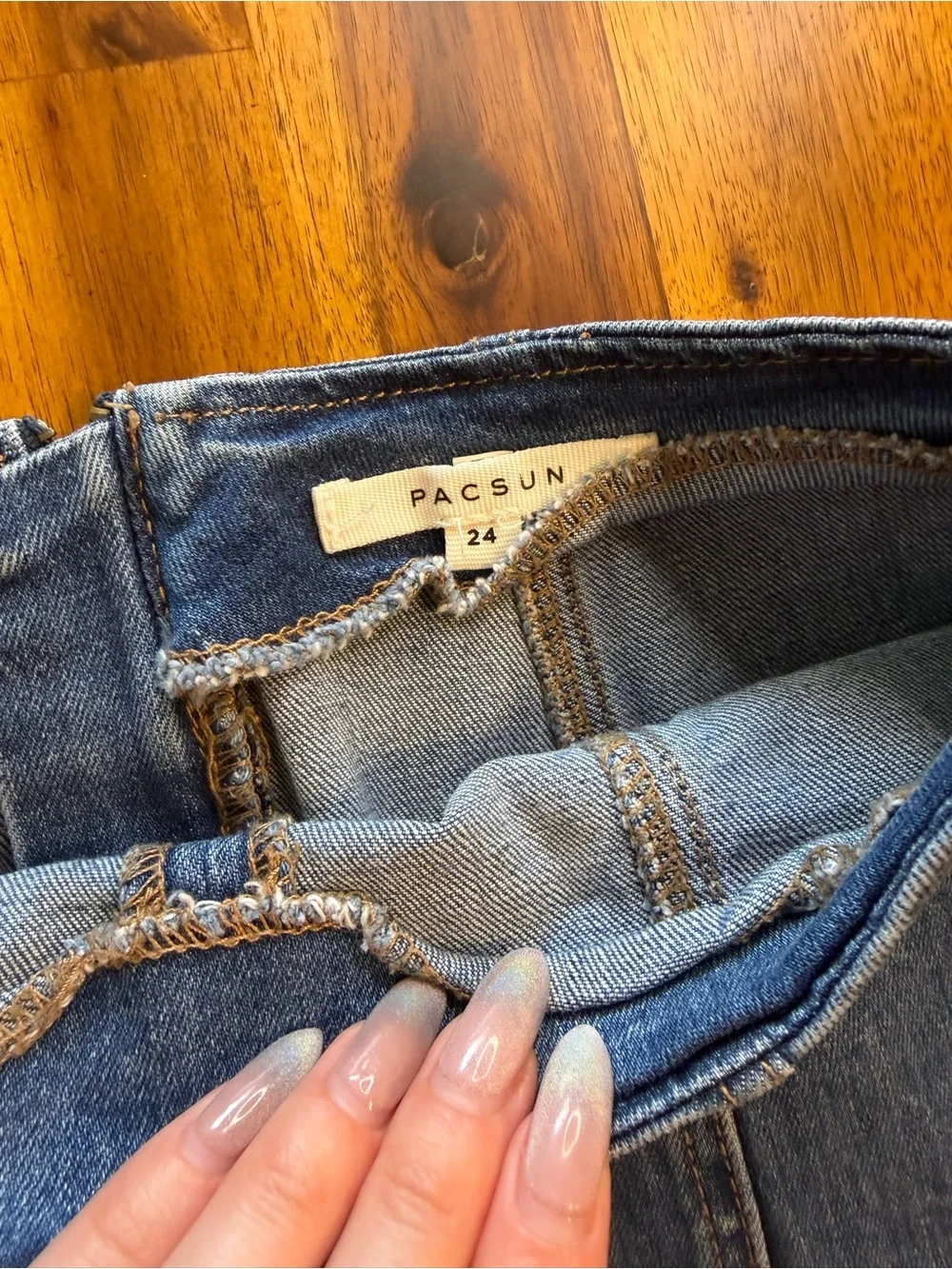 PacSun Denim Mini Skirt